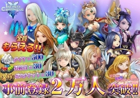 戦略的要素を盛り込んだ放置系3DダンジョンPRG「インフィニティクロニクル」が配信開始！の画像2