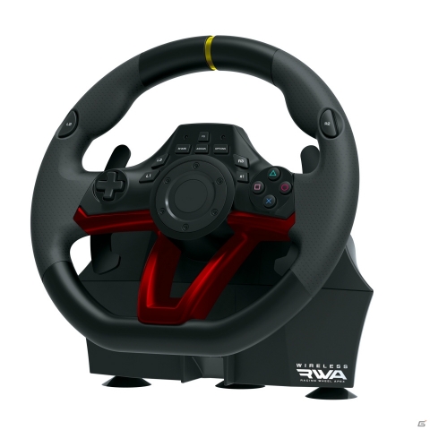 PS4/PCで使えるワイヤレスのステアリング型コントローラーが7月に発売！バッテリー内蔵で電池交換も不要の画像1