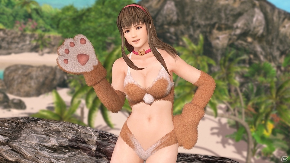 「DEAD OR ALIVE Xtreme Venus Vacation」なでるとしっぽをふりふりする水着「ふりふりワンちゃん（なぎさ）」が追加！の画像3