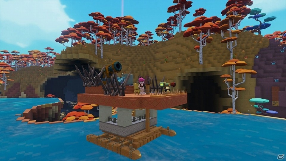 「PixARK」図鑑に記録した生物が展示される「博物館」や燃料不要の乗り物「いかだ」などの情報が公開！の画像9