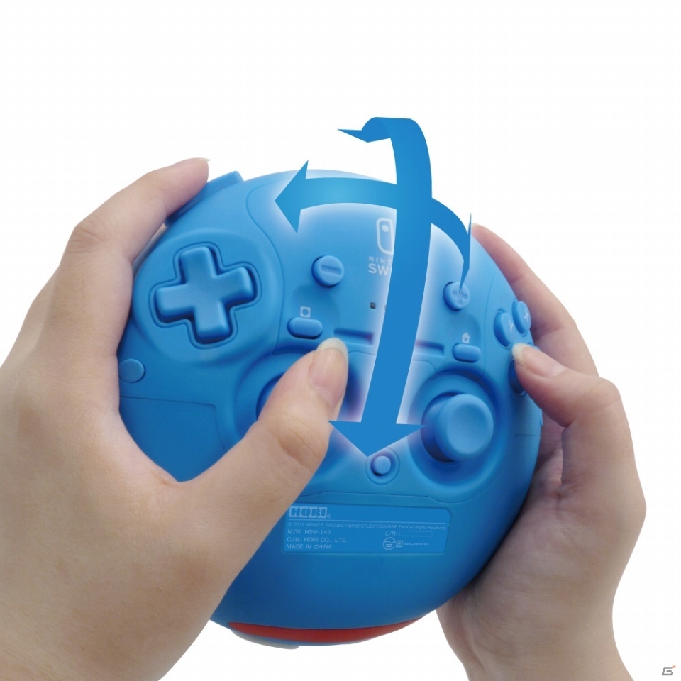 スライムの形をしたSwitch向けワイヤレスコントローラーが登場！「ドラゴンクエストXI S」と同じ9月27日に発売の画像5