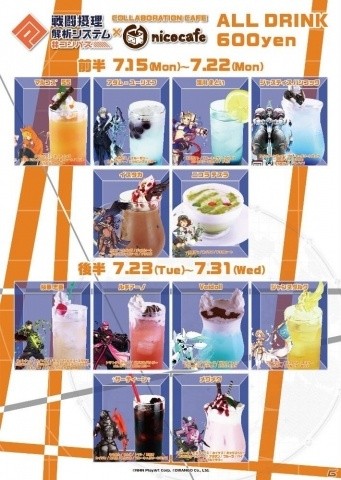 「#コンパス ～戦闘摂理解析システム～」と「nicocafe」がコラボ！東京・大阪で7月15日より順次開催の画像5
