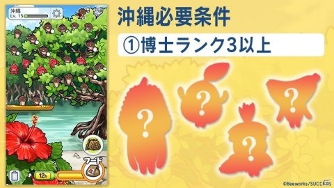 「なめこ栽培キット ザ・ワールド」新ステージの沖縄が登場！博士ランク3以上で調査可能にの画像2