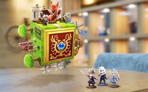 ガチャンコバトルRPG「ドラゴン＆コロニーズ」が配信！キューブ状の「ハコロニー」に王国をクラフトしよう