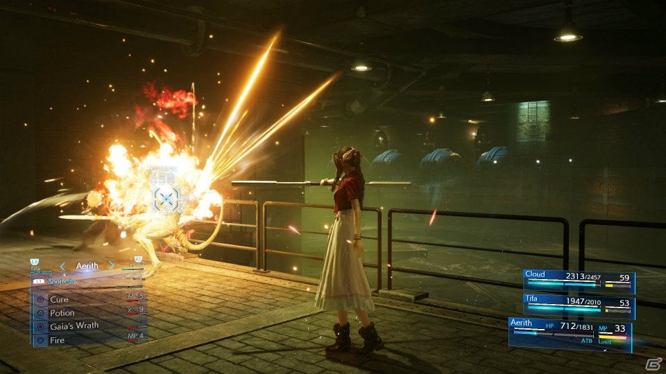 「ファイナルファンタジーVII リメイク」キャラクターのより繊細な表情が見えるイベントシーンや戦略性の高いバトルシステムを紹介！の画像18