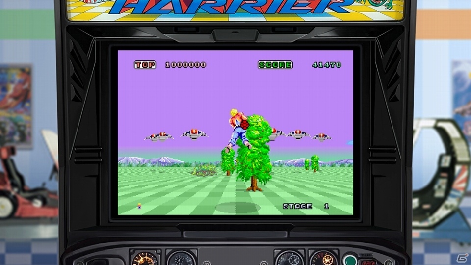 「SEGA AGES スペースハリアー」コマイヌが守ってくれる新モード「コマイヌ・バリア・アタック」を紹介！の画像3