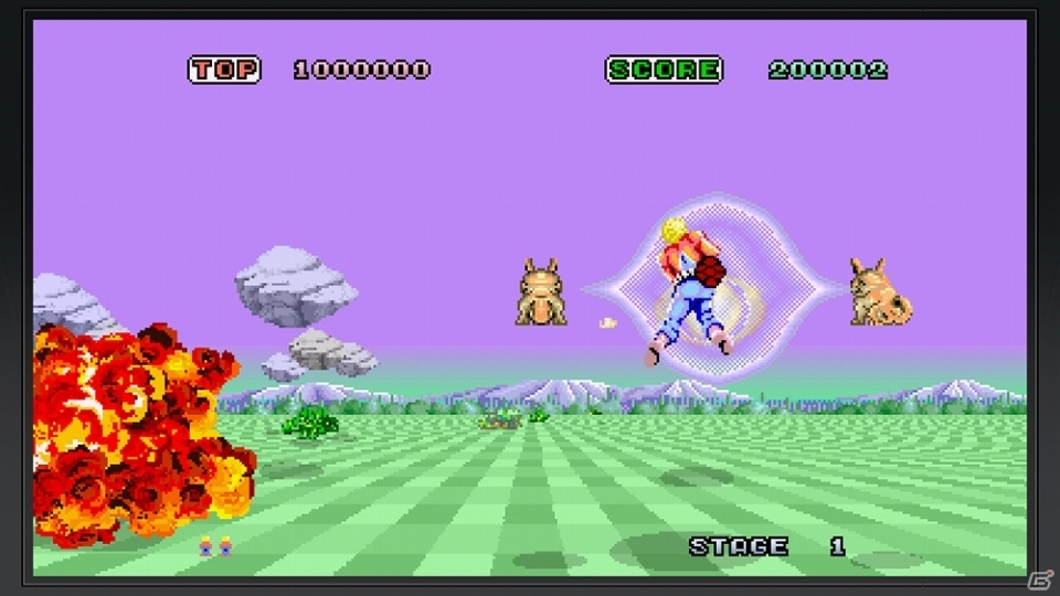 「SEGA AGES スペースハリアー」コマイヌが守ってくれる新モード「コマイヌ・バリア・アタック」を紹介！の画像6