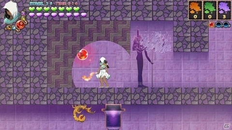 Switch「ゴッド・オブ・ウォール 魔宮の秘宝」が7月4日に配信！壁画を剥がしたり修復しながら進む横スクロールアクションの画像6