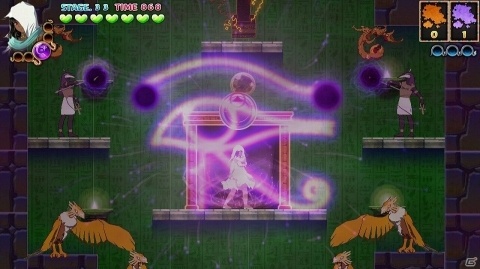 Switch「ゴッド・オブ・ウォール 魔宮の秘宝」が7月4日に配信！壁画を剥がしたり修復しながら進む横スクロールアクションの画像7