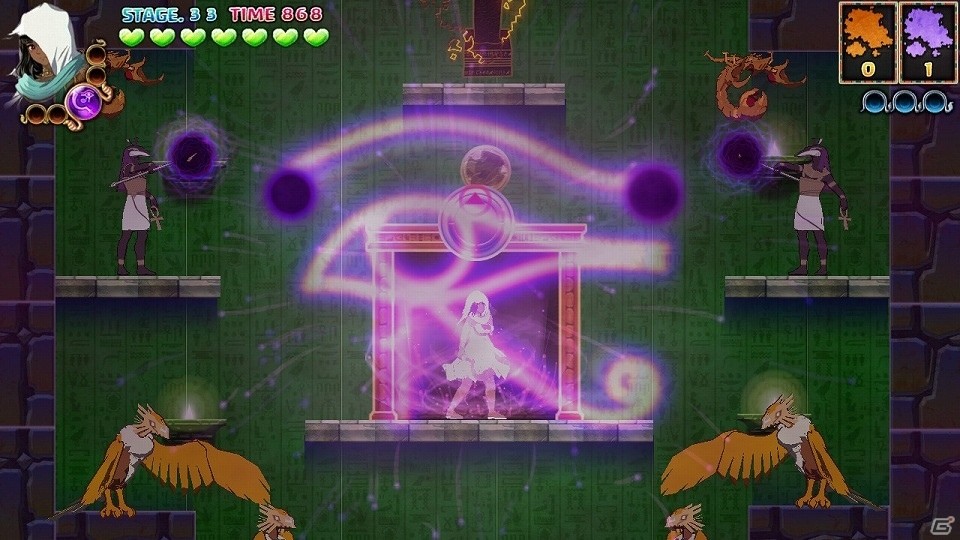 Switch「ゴッド・オブ・ウォール 魔宮の秘宝」が7月4日に配信！壁画を剥がしたり修復しながら進む横スクロールアクションの画像7