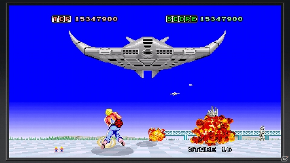 「SEGA AGES スペースハリアー」が6月27日に配信決定！Joy-Con縦持ちで操縦桿のような操作が可能にの画像2