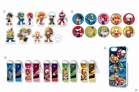 缶バッジやスマホ用ハードケースなど「ロックマン エグゼ」シリーズのミニキャラグッズが登場！の画像2