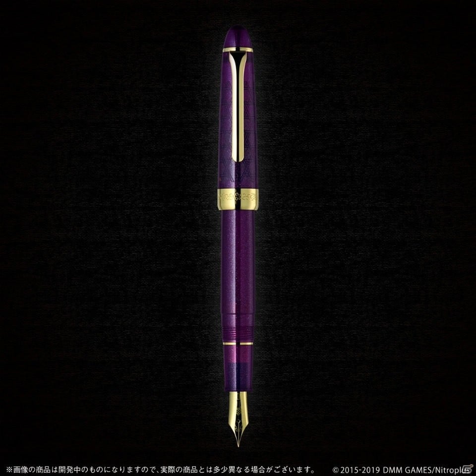 「刀剣乱舞-ONLINE-」へし切長谷部をイメージした万年筆が登場！本日13時より予約受付開始の画像3