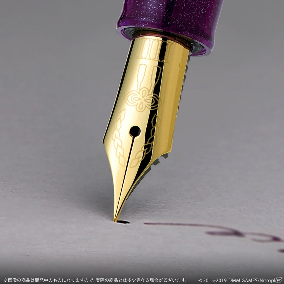 「刀剣乱舞-ONLINE-」へし切長谷部をイメージした万年筆が登場！本日13時より予約受付開始の画像6