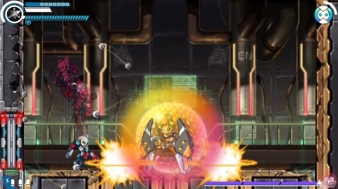 「白き鋼鉄のX THE OUT OF GUNVOLT」プレイヤーの前に立ちふさがる2人のボスキャラクターを紹介！の画像17