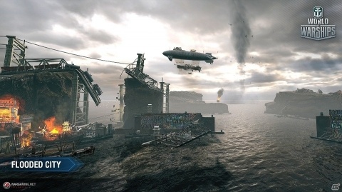 「World of Warships」ポストアポカリプスの世界で戦うバトルロワイアルモード「過酷戦」が実装！の画像22