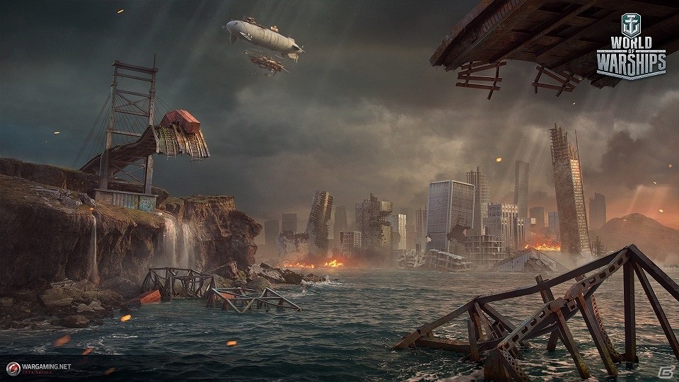 「World of Warships」ポストアポカリプスの世界で戦うバトルロワイアルモード「過酷戦」が実装！の画像2