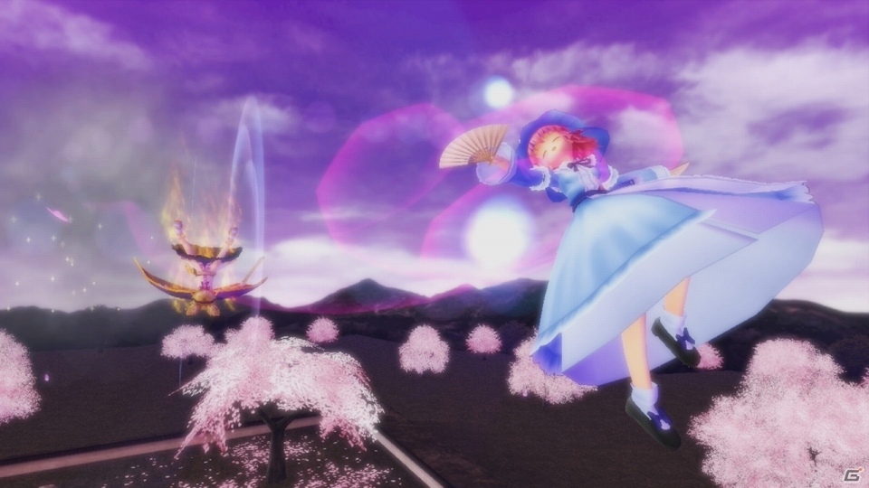 「東方スカイアリーナ・幻想郷空戦姫-MATSURI-CLIMAX」追加キャラクター「西行寺幽々子」が配信開始！の画像5