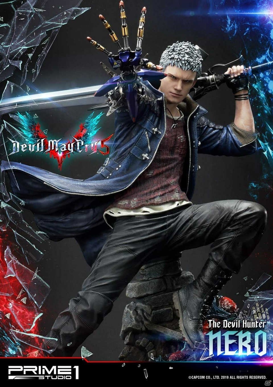 「デビル メイ クライ 5」よりネロの大型スタチューが登場！武器やデビルブレイカーの差し替えが可能の画像2