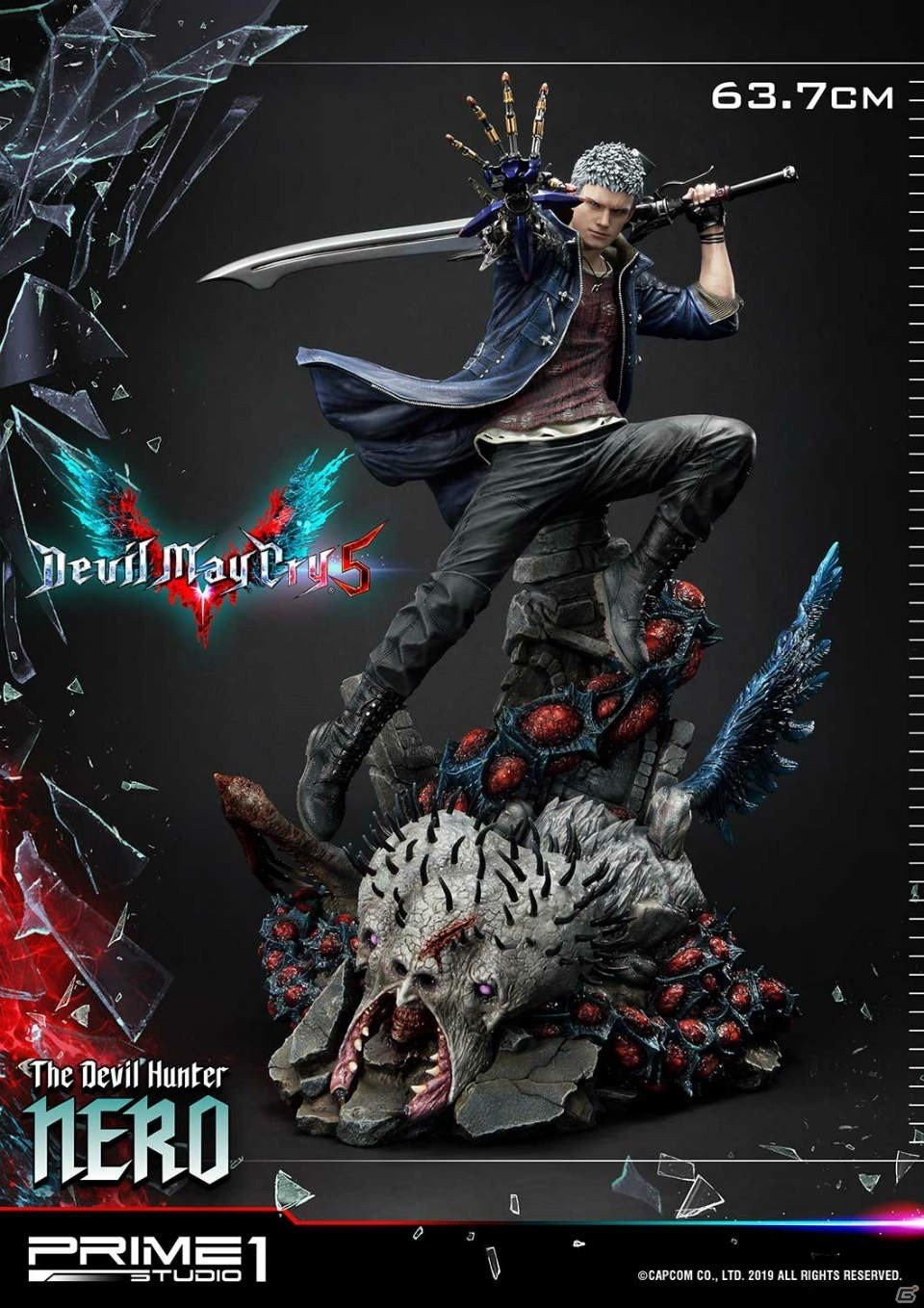 「デビル メイ クライ 5」よりネロの大型スタチューが登場！武器やデビルブレイカーの差し替えが可能の画像4