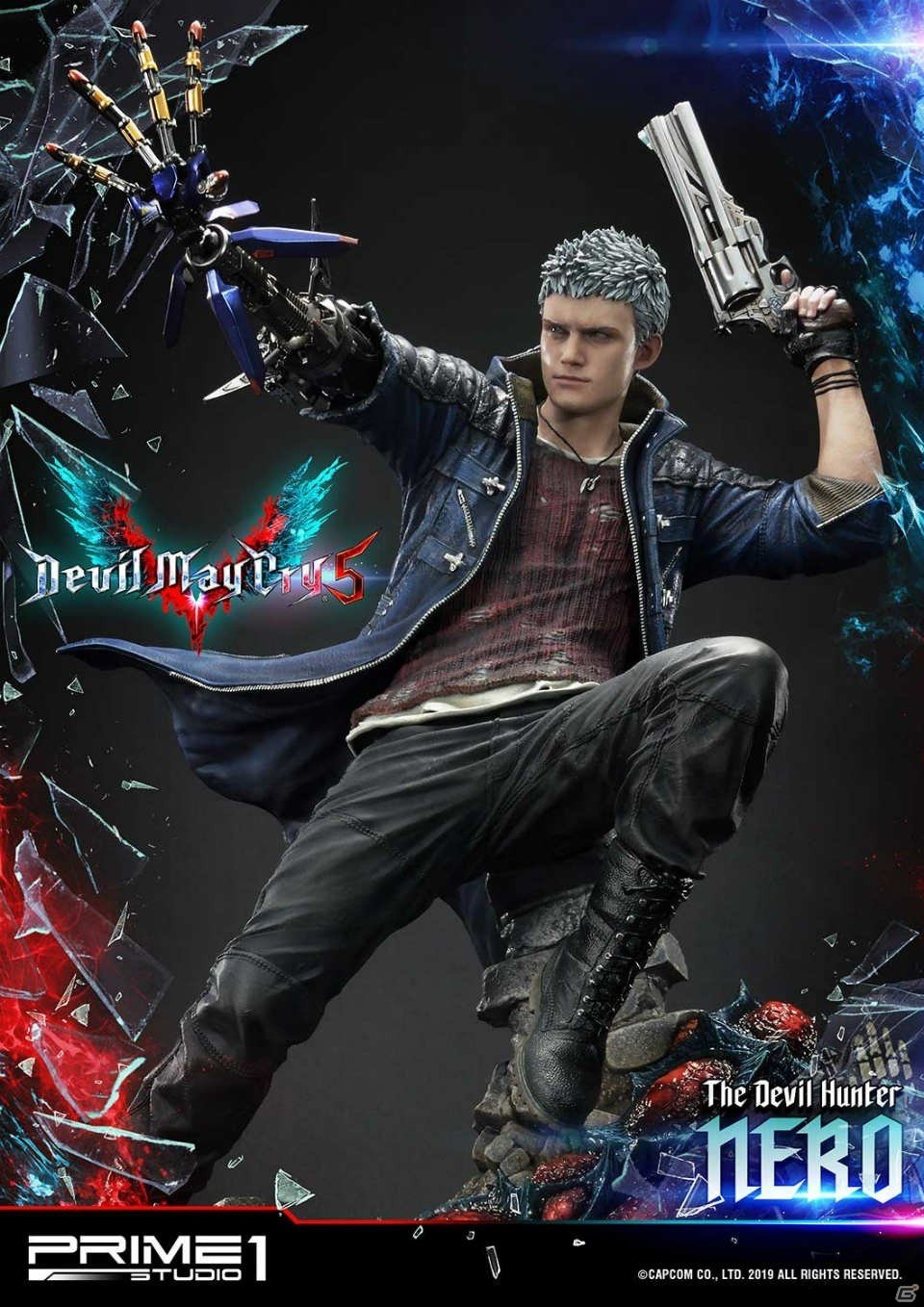 「デビル メイ クライ 5」よりネロの大型スタチューが登場！武器やデビルブレイカーの差し替えが可能の画像5