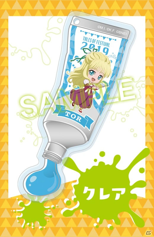 「テイルズ オブ」のキャラクターたちが絵具風のアクリルチャームになって登場の画像6