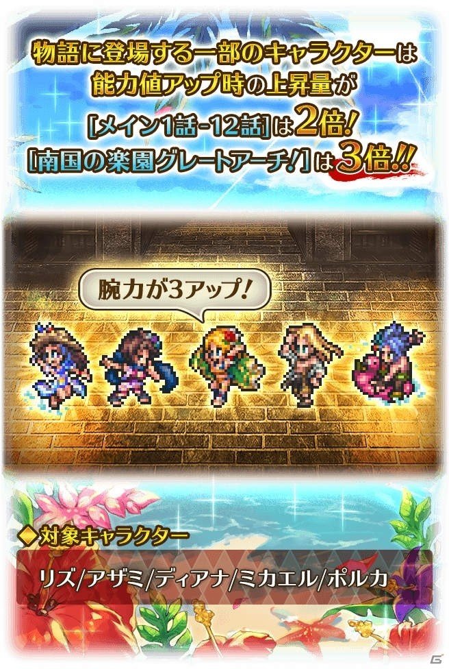 「ロマンシング サガ リ・ユニバース」水着姿のリズ・リン・ウッドらが登場するガチャが開催！の画像5