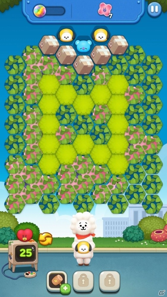 本日配信の「LINE ハローBT21」は分かりやすく遊びやすい3マッチパズルゲーム！先行プレイで体験できた内容をお届けの画像13