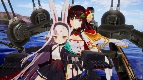 「アズールレーン クロスウェーブ」新キャラクターの島風＆駿河の姿を確認できるPVが公開！の画像3