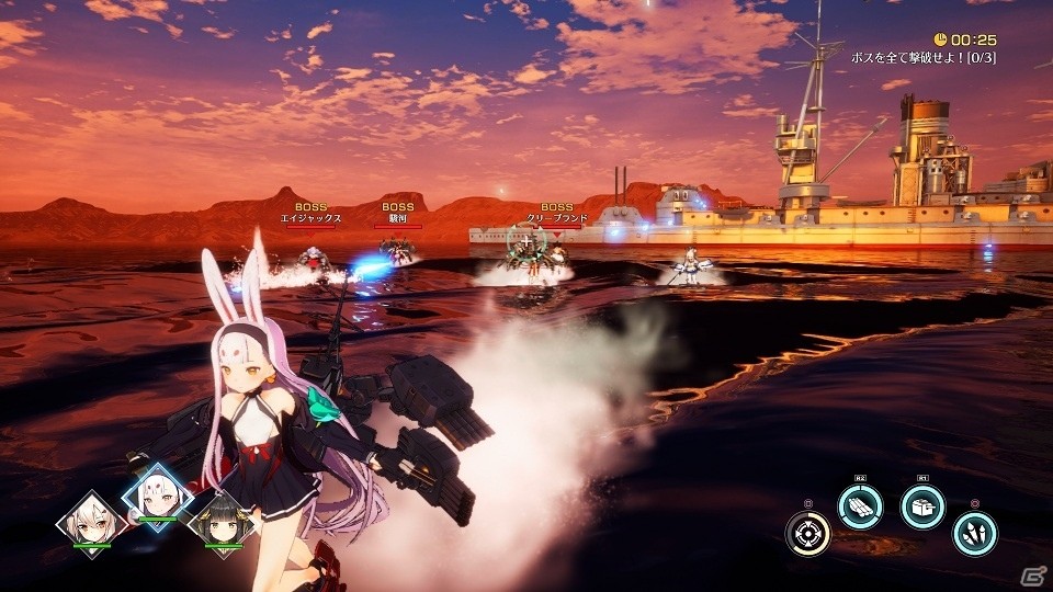 「アズールレーン クロスウェーブ」新キャラクターの島風＆駿河の姿を確認できるPVが公開！の画像2