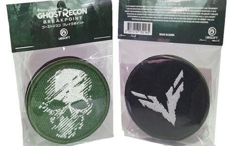 「ゴーストリコン ブレイクポイント」パッケージ版の数量限定初回特典がオリジナル刺繍ワッペン2種セットに決定！