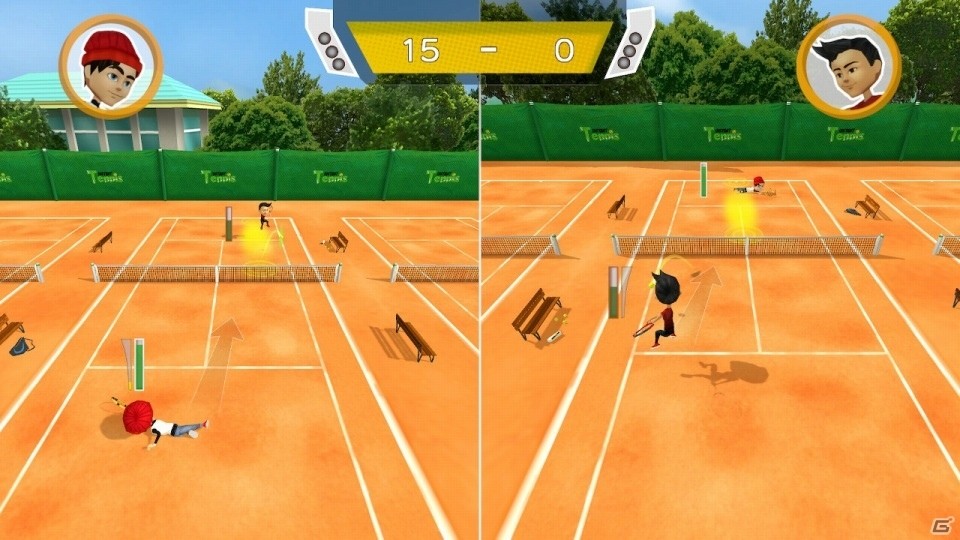 最大8人でのトーナメント大会も楽しめる「わいわい！ナイスショットテニス」がSwitchで配信！の画像4