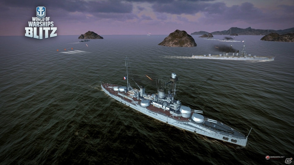 「World of Warships Blitz」フランス艦艇ツリーにTurenneやCourbetなど8隻の戦艦が追加！の画像3