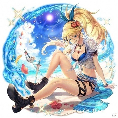 「幻獣契約クリプトラクト」水着姿のサシャ、エーゼルワルト、コーギーが登場！「サマーキャンペーン」が開催の画像2