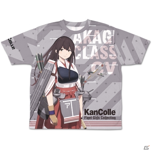 「艦隊これくしょん -艦これ-」金剛や赤城の両面フルグラフィックTシャツなど新グッズが登場！の画像3