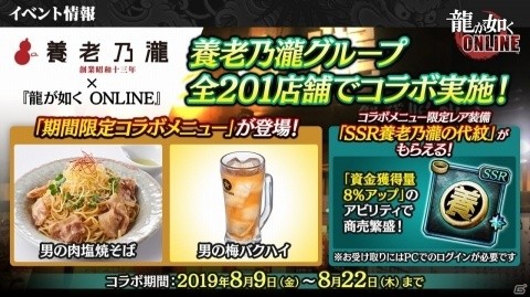 「龍が如く ONLINE」“龍0”真島吾朗の立ち絵が公開！「REBORN PROJECT」も発表された公式生放送をまとめて紹介の画像10