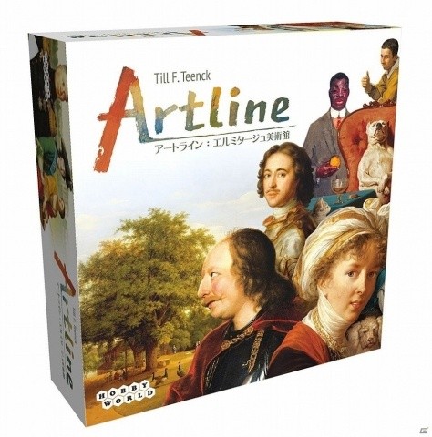 「アートライン：エルミタージュ美術館」日本語版が8月中旬に発売！名画をテーマ別に並べて競うボードゲームの画像4