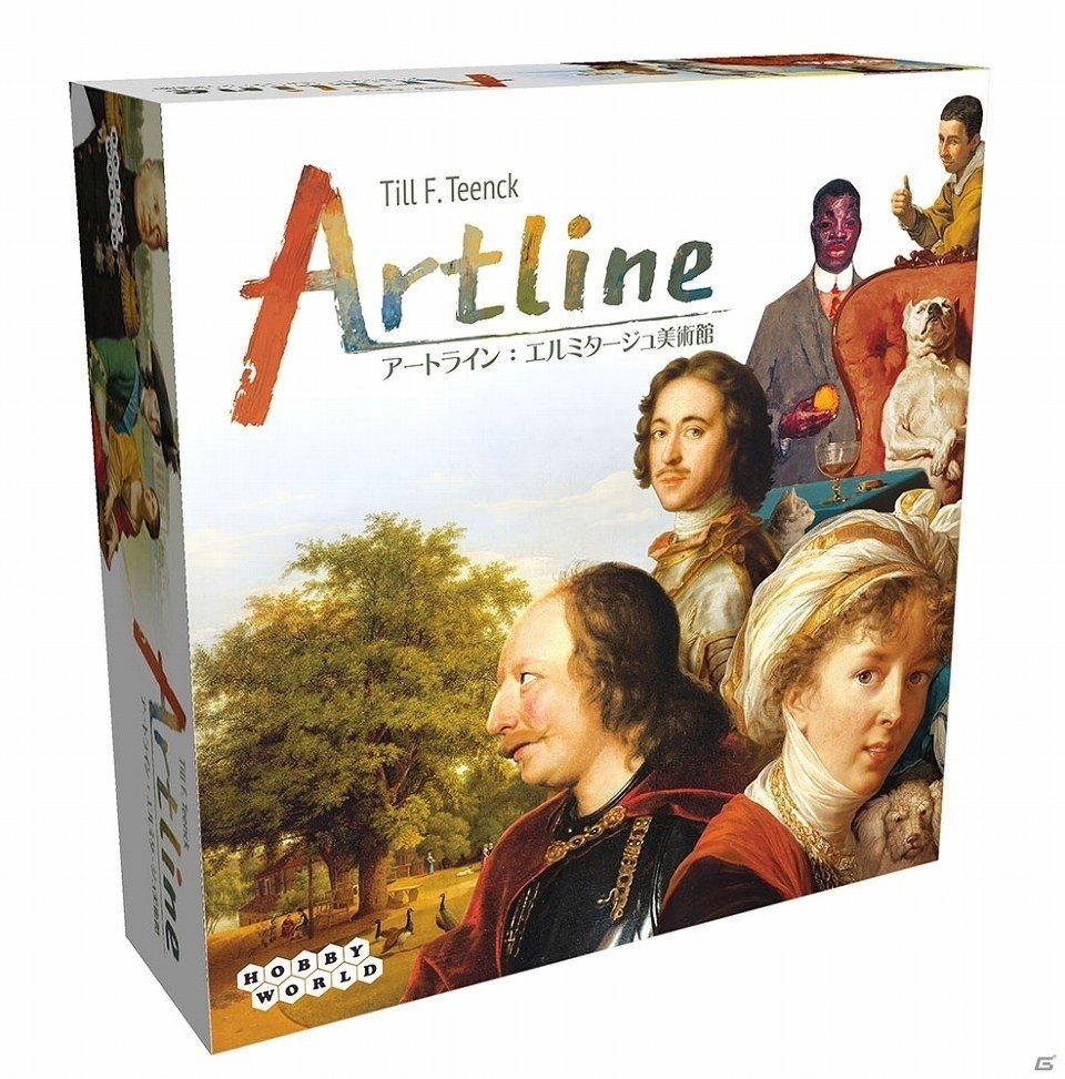 「アートライン：エルミタージュ美術館」日本語版が8月中旬に発売！名画をテーマ別に並べて競うボードゲームの画像4