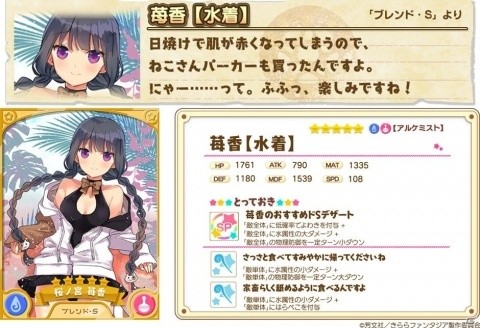 「きららファンタジア」に水着姿の苺香（CV：和氣あず未）、あおい（CV：豊崎愛生）が登場！の画像2