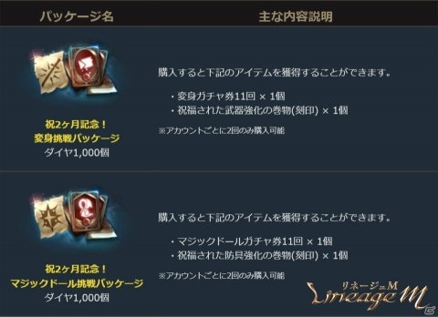 「Lineage M」パーティーダンジョンのクリア報酬が2倍になるイベントが開催！の画像2