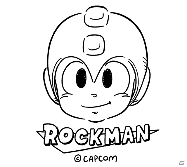 80～90年代の「ロックマン」をデザインした“ゆるかわ”な「クラシックデザインTシャツ」が登場！の画像1