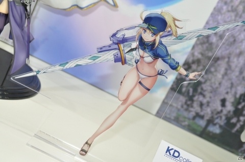 【WF2019夏】和風な衣装を纏ったセイバーオルタの原型が展示！KADOKAWA 電撃ホビーウェブなど企業ブースをフォトレポの画像3