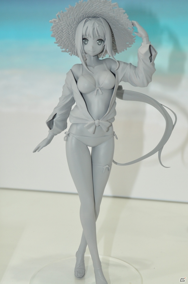 【WF2019夏】和風な衣装を纏ったセイバーオルタの原型が展示！KADOKAWA 電撃ホビーウェブなど企業ブースをフォトレポの画像1