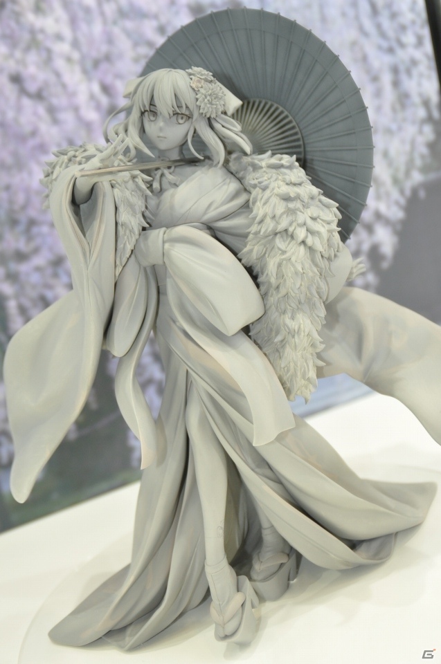 【WF2019夏】和風な衣装を纏ったセイバーオルタの原型が展示！KADOKAWA 電撃ホビーウェブなど企業ブースをフォトレポの画像5