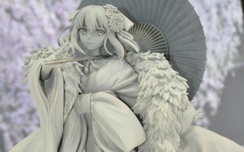 【WF2019夏】和風な衣装を纏ったセイバーオルタの原型が展示！KADOKAWA 電撃ホビーウェブなど企業ブースをフォトレポ