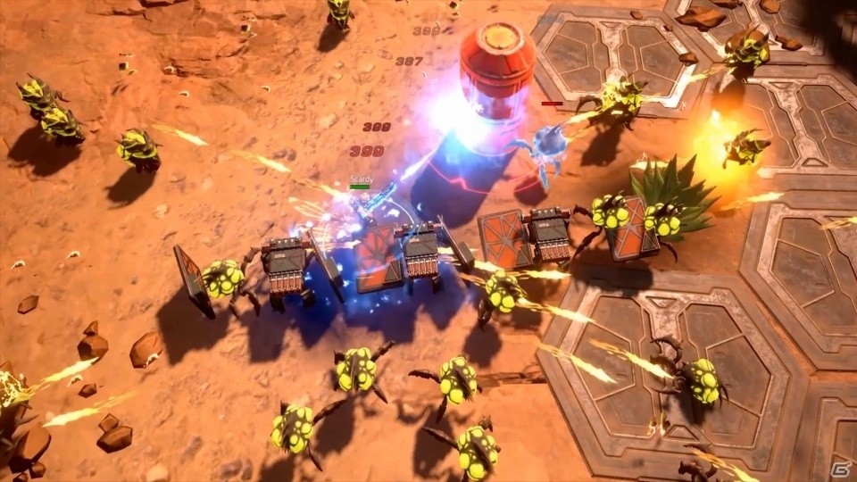 宇宙生命体を相手に戦うトップビュー型のシューターアクション「GIGANTIC X」が本日配信！の画像5