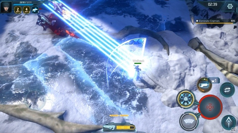 宇宙生命体を相手に戦うトップビュー型のシューターアクション「GIGANTIC X」が本日配信！の画像6