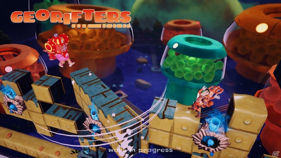 地形を自由自在に変化させて進むアクション「Georifters」が発表！協力プレイや最大4人まで楽しめるバトルモードも搭載の画像6