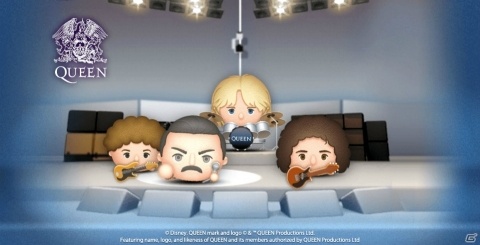 映画「ボヘミアン・ラプソディ」でも話題になったQUEENのメンバーが「LINE：ディズニー ツムツム」に登場！の画像1