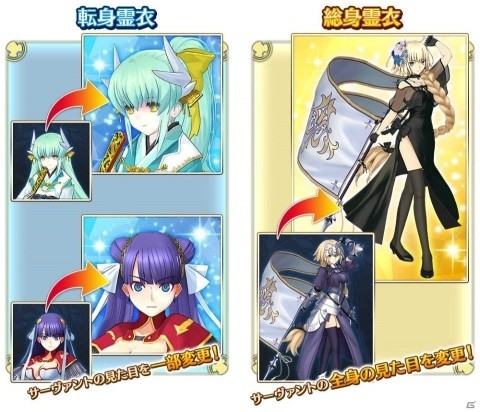 「Fate/Grand Order Arcade」サーヴァントの全身の見た目を変更できる「総身霊衣」が8月1日に実装！の画像1